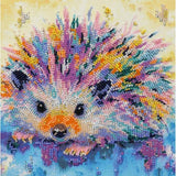 Bead Embroidery Kit Hedgehog Beaded stitching Bead needlepoint Beadwork DIY