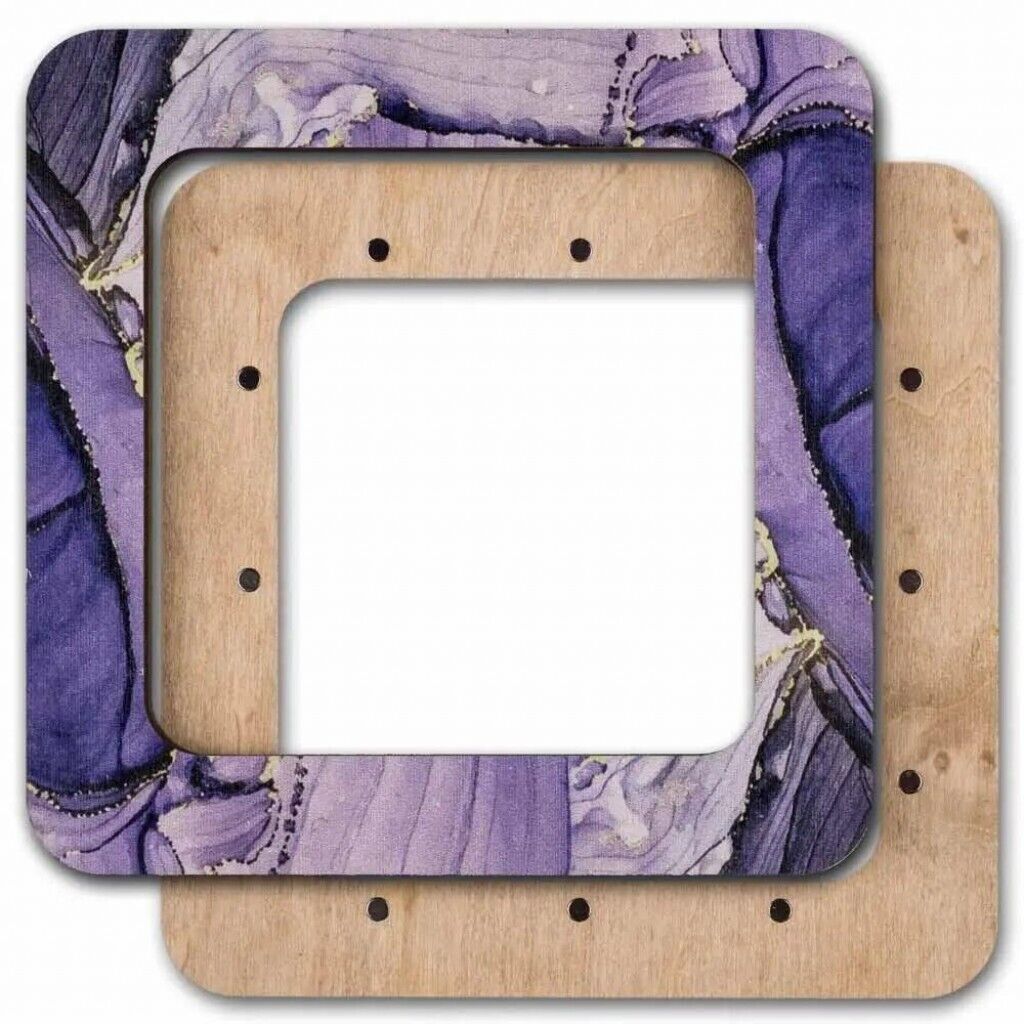 Wooden embroidery frame on magnets Magnetic embroidery frame 10x10cm 4"x4"