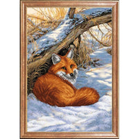 Bead Embroidery Kit Fox Bead needlepoint Bead stitching Beadwork DIY