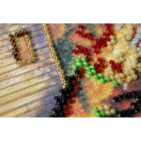 Bead Embroidery Kit Mill Beaded stitching Bead needlepoint DIY