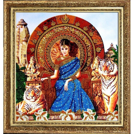 Bead Embroidery Kit Lady Shanti DIY Bead needlepoint Beadwork