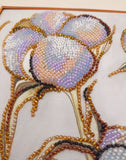 Bead Embroidery Kit Delicate flowers Bead stitching Bead needlepoint DIY