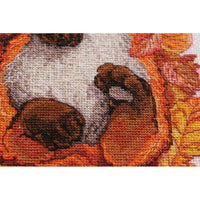 Counted Cross Stitch Kit Fox DIY Unprinted canvas