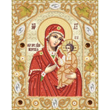 Bead Embroidery Kit Iveron Icon Mother of God Beaded stitching Beadwork DIY