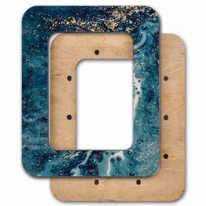 Wooden embroidery frame on magnets Magnetic embroidery frame 6.5x9cm 2.6"x3.6"