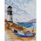 Counted Cross Stitch Kit Lighthouse DIY Unprinted canvas