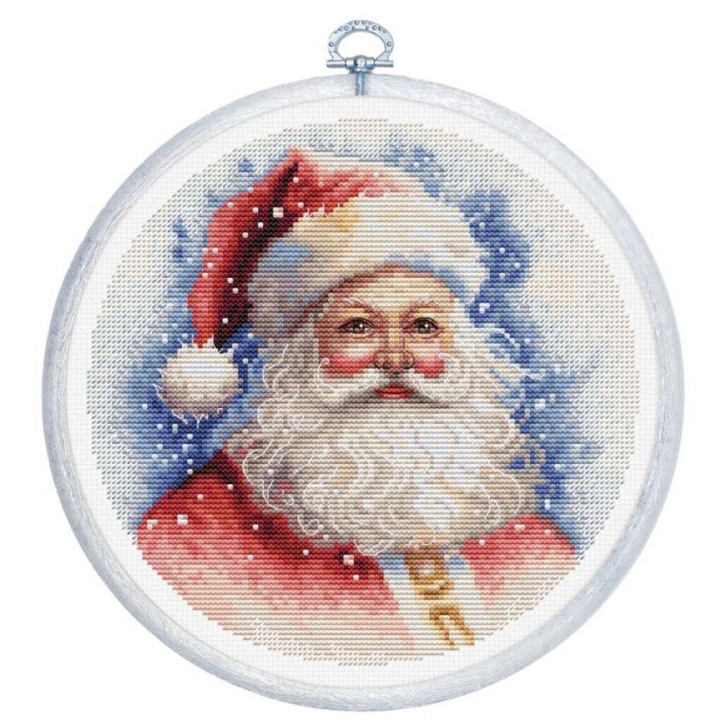 Counted Cross Stitch Kit Santa Luca-S DIY Unprinted canvas