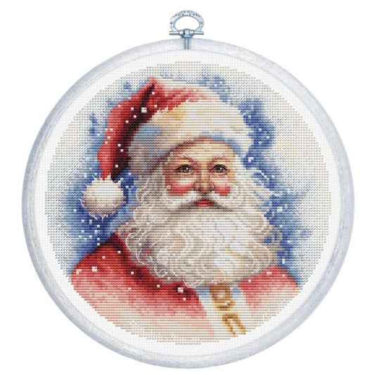 Counted Cross Stitch Kit Santa Luca-S DIY Unprinted canvas