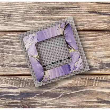 Wooden embroidery frame on magnets Magnetic embroidery frame 6x6cm 2.4"x2.4"