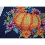 Counted Cross Stitch Kit Autumn pumpkin DIY Unprinted canvas