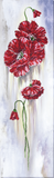 Bead Embroidery Kit Poppies Flowers Bead stitching Beadwork Bead needlepoint DIY