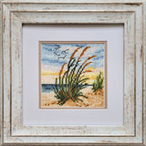 Counted Cross Stitch Kit On the coast DIY Unprinted canvas