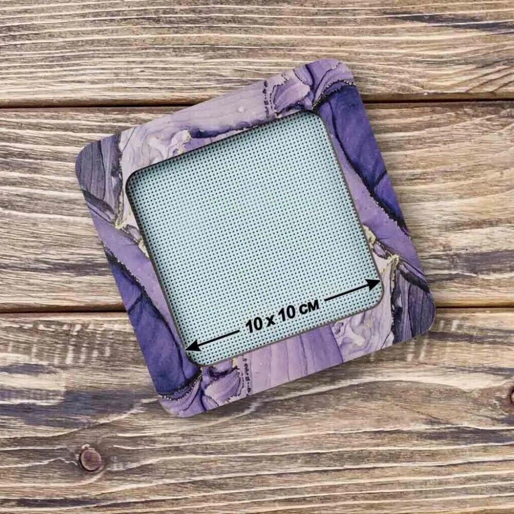Wooden embroidery frame on magnets Magnetic embroidery frame 10x10cm 4"x4"