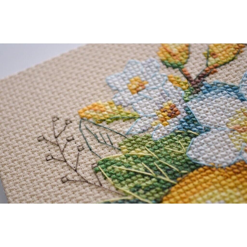 Counted Cross Stitch Kit Lemon DIY Unprinted canvas