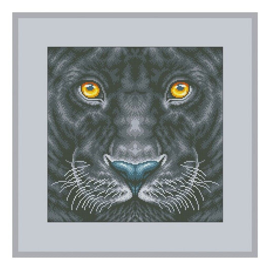 Bead Embroidery Kit Panther Bead needlepoint Beadwork Bead stitching