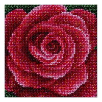 Bead Embroidery Kit Rose Flowers Beaded needlepoint Bead stitching DIY