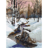 Gobelin kit Tapestry embroidery Kit Winter Luca-S DIY Unprinted canvas