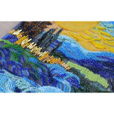 Bead Embroidery Kit Behind the waterfall Bead stitching Bead needlepoint