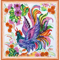 Bead Embroidery Kit Rooster Chicken Cockerel Bead needlepoint DIY