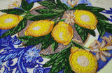 Bead Embroidery Kit Lemons Beaded stitching Beadwork Bead needlepoint DIY