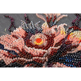 Bead Embroidery Kit Flower of the night Beaded stitching Bead needlepoint DIY