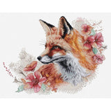 Counted Cross Stitch Kit Fox DIY Luca-S Unprinted canvas