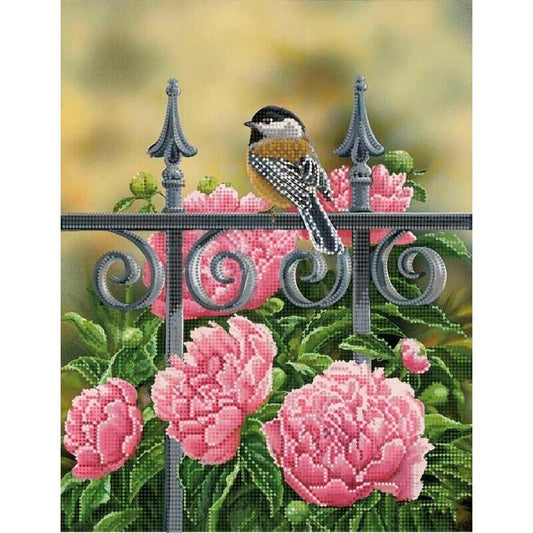 Bead Embroidery Kit Bird Beaded needlepoint Beaded stitching Beadwork DIY