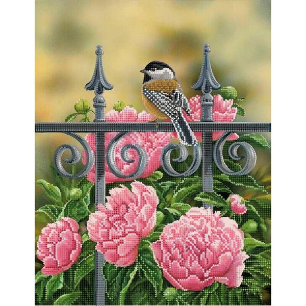 Bead Embroidery Kit Bird Beaded needlepoint Beaded stitching Beadwork DIY