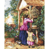 Gobelin kit Tapestry embroidery Kit Bird's cage Luca-S DIY Unprinted canvas