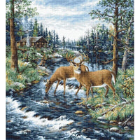 Gobelin kit Tapestry embroidery Kit Quiet morning Luca-S DIY Unprinted canvas