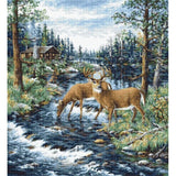 Gobelin kit Tapestry embroidery Kit Quiet morning Luca-S DIY Unprinted canvas