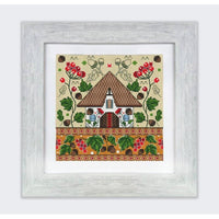 Counted Cross Stitch Kit Autumn Fall DIY Unprinted canvas