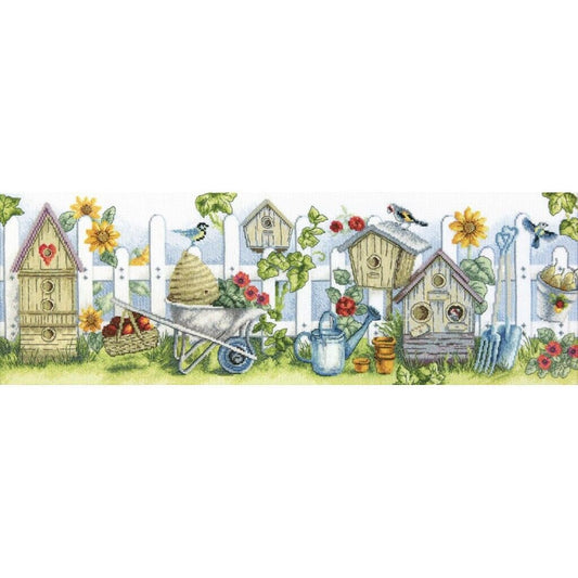 Counted Cross Stitch Kit Bird yard DIY Unprinted canvas