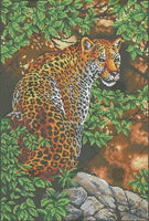 Bead Embroidery Kit Leopard Bead needlepoint Bead stitching Beadwork DIY