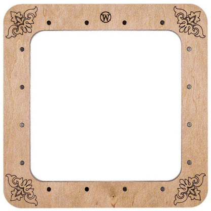 Wooden embroidery frame on magnets Magnetic embroidery frame 19x19cm 7.6"x7.6"