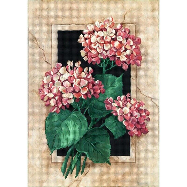 Full Bead Embroidery Kit Hydrangea DIY Beaded needlepoint Beadwork Beading