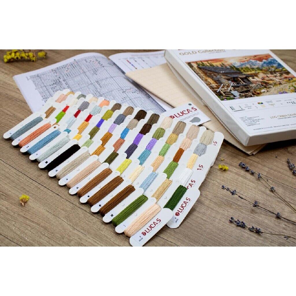 Counted Cross Stitch Kit Department store Luca-S DIY Unprinted canvas