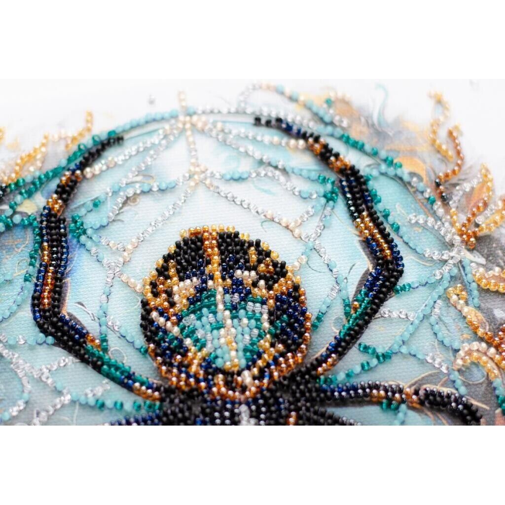 Bead Embroidery Kit DIY Crystal spider Bead needlepoint Beadwork Beading