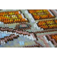 Bead Embroidery Kit Winter Bead needlepoint Beadwork DIY