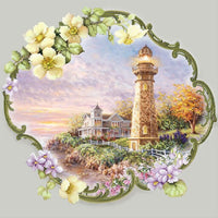 Bead Embroidery Kit House DIY Beaded needlepoint Beaded stitching