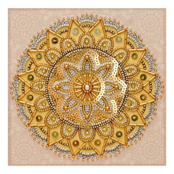 Bead Embroidery Kit Mandala Wealth Beaded needlepoint