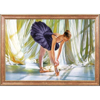 Bead Embroidery Kit Ballerina Bead needlepoint Bead stitching Beadwork DIY