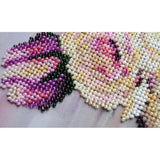 Bead Embroidery Kit Roses Flowers Beaded stitching Beadwork Bead needlepoint DIY