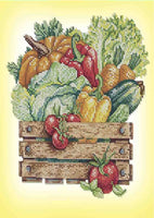 Bead Embroidery Kit Vegetables DIY Beaded needlepoint Beaded stitching