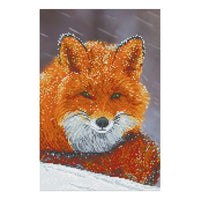 Bead Embroidery Kit Fox Bead needlepoint Bead stitching Beadwork DIY