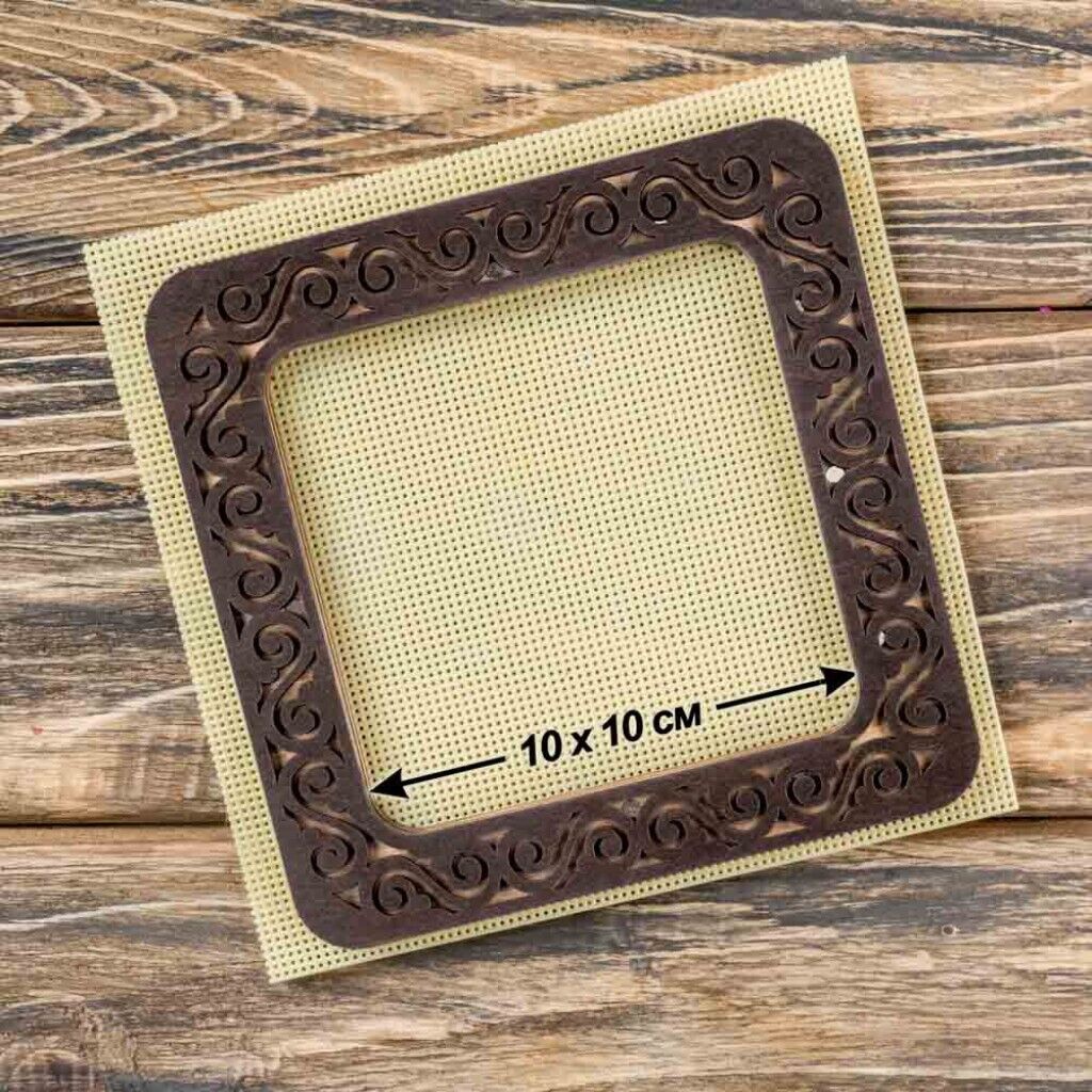 Wooden embroidery frame on magnets Magnetic embroidery frame 14x14cm 5.6"x5.6"