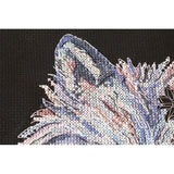 Counted Cross Stitch Kit Wolf DIY Unprinted canvas