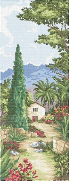 Full Bead Embroidery Kit Emerald cypress DIY Bead needlepoint Beaded stitching