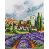 Counted Cross Stitch Kit Lavender scent DIY Unprinted canvas