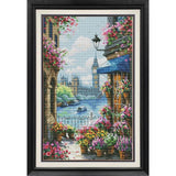 Counted Cross Stitch Kit London DIY Unprinted canvas